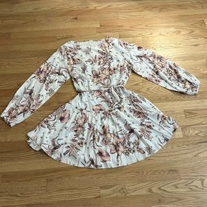 NWOT Doufin women’s long baggy sleeved casual mini dress